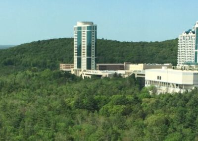 Panoramic view of Foxwoods Resort Casino, Mashantucket, Connecticut